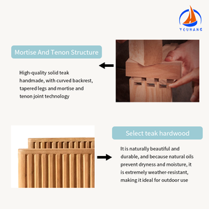 Ensemble <span class=keywords><strong>de</strong></span> meubles imperméables durables canapé sectionnel d'extérieur mobilier d'extérieur en teck avec coussins ensemble <span class=keywords><strong>de</strong></span> canapés - Product Image 4