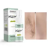 Pansly — Spray dépilatoire pour jambes, maillot, corps, aisselles, sans douleur, peau lisse, sérum épilateur, épilation des poils