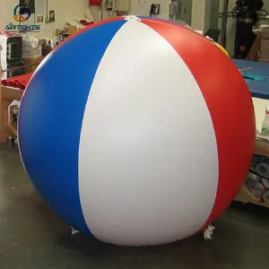 国旗颜色2米大充气爱国游行氦气气球