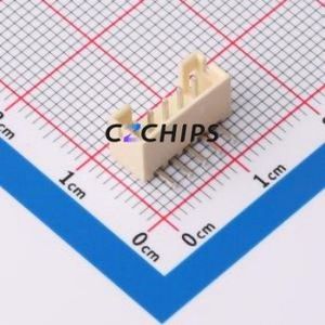 HCZZ0295-5 Wire-to-Board Pin Header Bent Lead Through Hole,P=2mm Connector 1x5P 2mm Right Angle Insert PH - Product Image 1