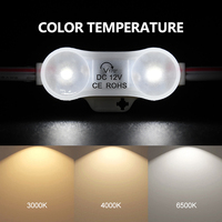 IP68 prix usine 0.72W DC12V rétro-éclairage Led Module lumière SMD2835 lentille 170 pour les signes de boîte publicitaire