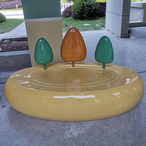 Y070 Chaise et banc en fibre de verre personnalisés pour crème glacée et bâtonnets de glace, résistants aux intempéries, en PRV, pour hôpitaux, hôtels, gymnases et centres commerciaux – Vente chaude - Product Image 3