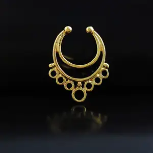 Yeni c-tipi paslanmaz çelik Piercing burun kulak Septum Horseshoe at nalı Hoop burun halkası yüz Piercing/