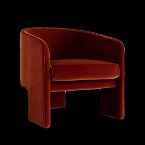 Furnistyle Fauteuils modernes confortables canapé simple chaise latérale <span class=keywords><strong>club</strong></span> chaise de loisirs pour le salon, bureau à domicile chaise de loisirs simple - Product Image 5