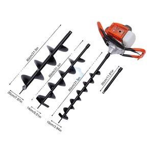 เครื่องเจาะดินแบบมือถือเครื่องขุดหลุมแบบเจาะได้ง่ายพร้อมสว่านเจาะน้ำมันเบนซิน - Product Image 2