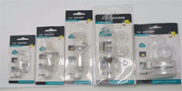 Compteur de bulles en verre de 10 mm pour aquarium, diffuseur de bulles en ligne, diffuseur de CO2 pour aquarium