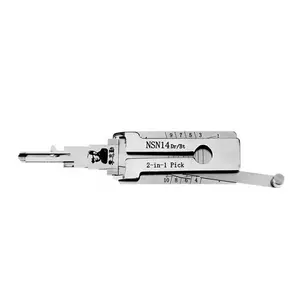 Professional Locksmith Supplies Titanium Steel Lishi Lock Pick Tool for Bmw Hu92