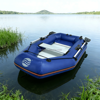 Bateau de sauvetage d'urgence pliable, léger et durable, en PVC rigide, monoplace, type yacht sportif électrique, épaissi et stable