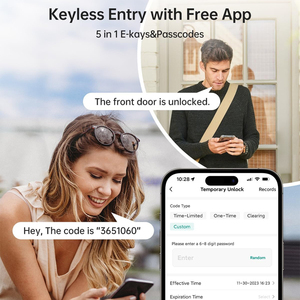 Điện Tử Thông Minh Khóa Tuya Nhà Sinh Trắc Học Vân Tay Thông Minh Khóa Kỹ Thuật Số Thông Minh Khóa Cửa Trước - Product Image 4