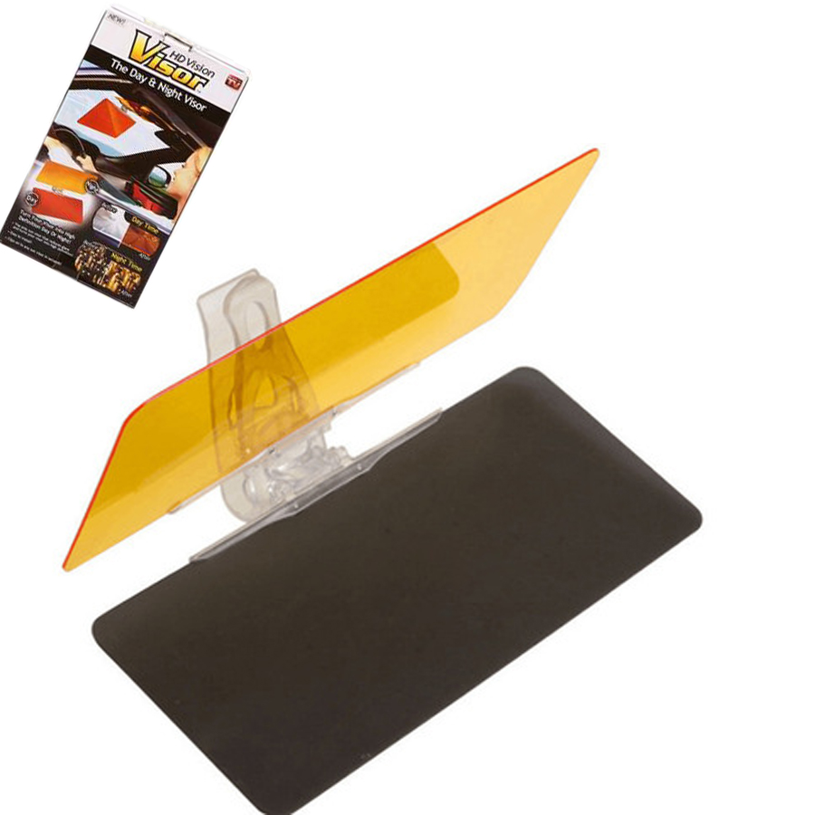 Портативный автомобильный антибликовый противоослепительный солнцезащитный козырек 2 в 1 для дневного и ночного вождения видимое зеркало ночного видения аксессуары для интерьера