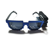 Richshining nouvelles lunettes lumineuses EL feuille lumineuse Semi-fini sans fil Flash Disco Cool feuille décorative feuille de lumière froide