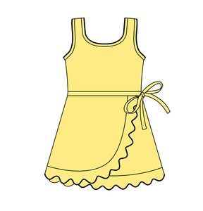 Vêtements de sport ODM personnalisés, motif floral, robe de yoga pour filles, short avec doublure, coton respirant, élasthanne, tennis, mode, nouveaux designs - Product Image 5