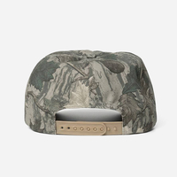 Casquette de baseball vintage en coton de haute qualité, non structurée, à 5 panneaux, motif camouflage arboral personnalisé, brodée, pour l'extérieur