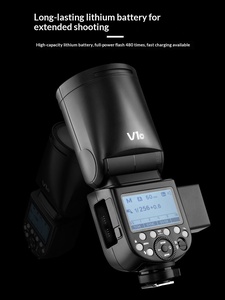 Flash professionnel <span class=keywords><strong>Godox</strong></span> <span class=keywords><strong>V1</strong></span>/C/N/<span class=keywords><strong>S</strong></span>/O/F Speedlite TTL pour appareil photo, 76WS, synchronisation haute vitesse sans fil 2.4G, flash pour photographie en extérieur - Product Image 3