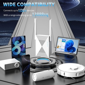 <span class=keywords><strong>Wifi</strong></span> <span class=keywords><strong>Extender</strong></span> tín hiệu tăng cường Internet Repeater 4 anten 1200Mbps Cổng Ethernet không dây nhà dài phạm vi 500-1000sqm bảo hiểm - Product Image 6
