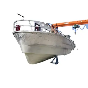 Spacious Hotsale Wakeboard Speedy Leisure Houseboat outdoor all Welded Aluminum Alloy Yacht for India Asia Middle-east
