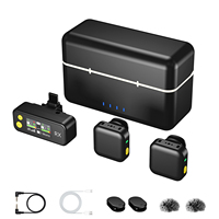 Microphone Lavalier Sans Fil M6 5 Couleurs Design Tendance Réduction de Bruit IA Longue Autonomie pour YouTube TikTok Diffusion en Direct