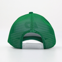 Gorra de Béisbol de Malla Bicolor Personalizada OEM con Logotipo Bordado en Relieve, Cierre de Plástico con Broche a Presión, Gorra Deportiva de 6 Paneles, Color Personalizado de Fábrica