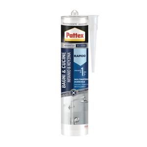PATTEX SILICONE CARTRIDGE BATH HEALTHY RAPID TRANSPARENT 300ml - Product Image 1