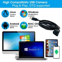 Caméra Externe Micro Taille 12x12mm DIY 720P 1080P la Plus Petite avec Audio pour Téléphone Android Type-C