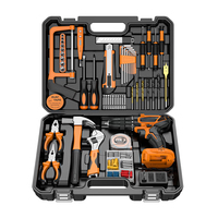 Juego de 120 Piezas de Herramientas Manuales Personalizadas, Juego de Herramientas para Reparaciones Profesionales en el Hogar, Kits de Herramientas