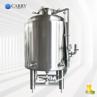 Cuve de brassage compacte en acier inoxydable 1BBL pour la clarification, la carbonatation et le stockage de la bière – Idéale pour les brasseries artisanales et microbrasseries