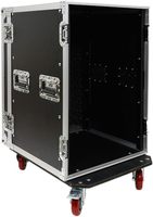 10 SPACE RACK CASE Amp Effet Mixer PA DJ Roue Roulettes Câble Trunk Flight case