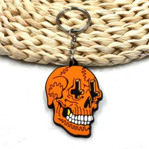 2025 nueva moda llavero <span class=keywords><strong>de</strong></span> goma personalizado dibujos animados lindos plantas coloridas mariposas bolso llaveros promocionales mosquetones - Product Image 1