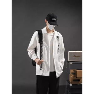 Vacaciones de verano personalizado al por mayor playa Casual camisas de los hombres 100% algodón clásico de alta calidad de manga larga Guayabera camisas personalizadas - Product Image 4