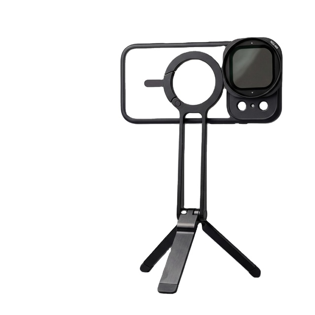 Mobile Phone Magnetic Tripod Stand 180 Degree Rotating Adjustable Mini Handheld Pocket Foldable Flexible Aluminum Desk Mount