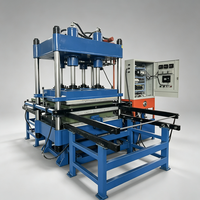 Machine de pressage de dalles de sol en caoutchouc, équipement industriel d'usine pour la vulcanisation à chaud de granulés de pneus recyclés pour tapis de pavage