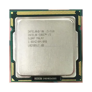 Processador intel core cpu, i5 760 2.8ghz 8m 1156lga para desktop