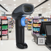Lecteur de codes-barres sans fil pour terminal de point de vente, ordinateur portable, tablette, plug-and-play, sans pilote