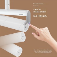 24cm Breite Plastik-Fusselrolle Modern Minimalistisch für den Hausgebrauch Sofas Abreißbare Rolle Faltbares Design Starker Klebstoff Keine Beschädigung