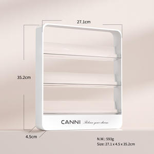 CANNI Beauty Store Escritorio Pintura Esmalte de uñas Gel Botella 9ml 15ml 5g Acrílico transparente Soporte de exhibición Estante de almacenamiento Organizador - Product Image 6