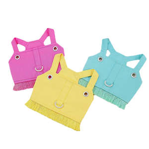 Manteau en jean pour chien toutes saisons C092 pour chiens et chats de petite/moyenne taille - Portable et confortable, taille XXL - Product Image 1