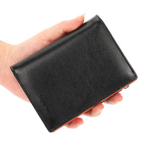 Andong <b>Men</b> Short Vertical <b>Wallets</b> RFID Blocking <b>Wallet</b> Real Genuine Cow Leather Business Fashion Man <b>Card</b> Holder Purse - Product Image 3