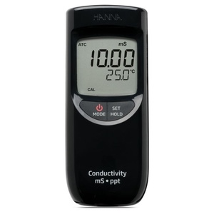 HI99301 เครื่องวัดค่าการนำไฟฟ้าแบบพกพา EC/TDS.C สำหรับไมโครโปรเซสเซอร์ช่วงสูง ยี่ห้ออิตาลี ฮันนา - Product Image 5