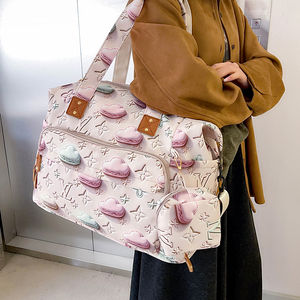 Tas Popok Oxford Kapasitas Besar Anti Air, Tas Serbaguna Modis untuk Ibu dengan Ritsleting - Product Image 6