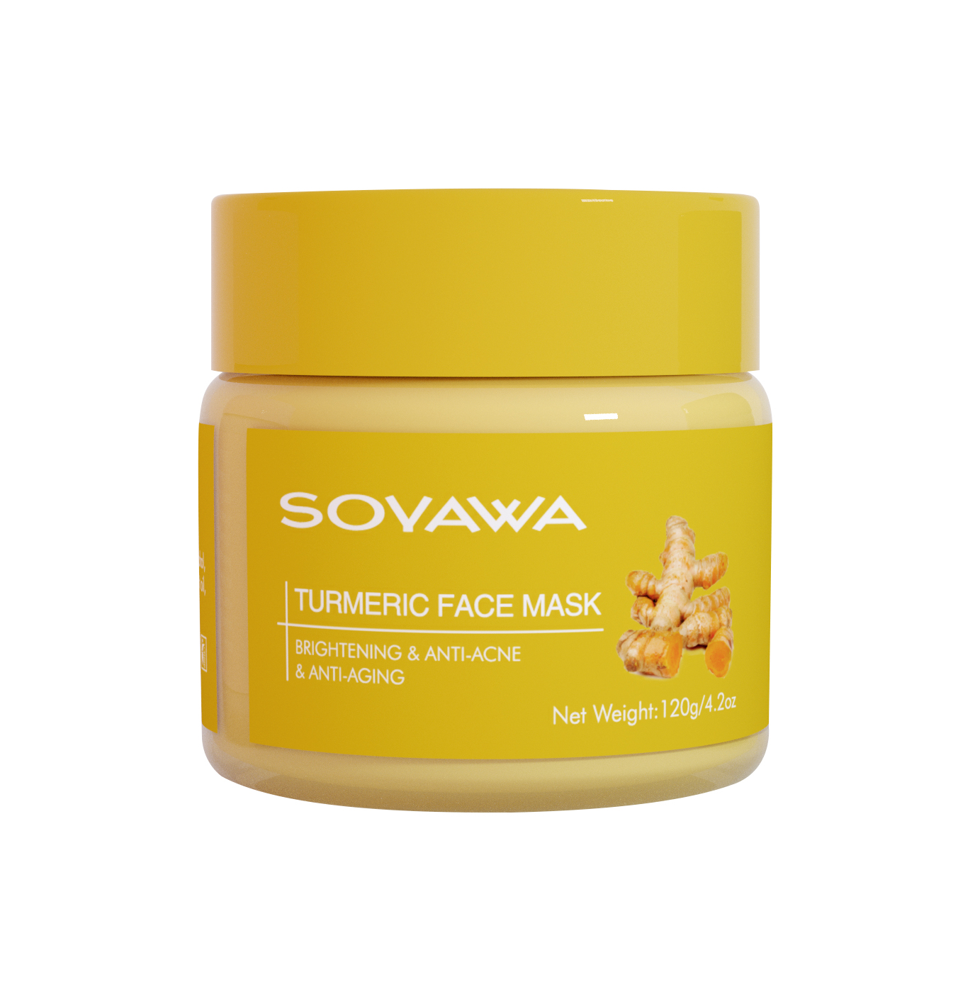 Пользовательские куркума Осветляющая Маска для лица бутылка кристалл женский натуральный органический грязь ежедневный уход за кожей Jumbo/Семейный пакет анти Ance