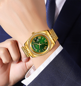 Montres à quartz SKMEI 9419, couleur or, <span class=keywords><strong>bracelet</strong></span> en <span class=keywords><strong>acier</strong></span> inoxydable, montres pour hommes, étanches, montres tendance pour hommes - Product Image 6