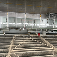 Ligne de peinture en poudre automatique à contrôle précis avec four de séchage et cabines de pulvérisation pour la peinture de boîtiers électroniques sur substrat en acier