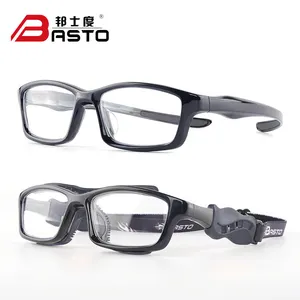 OEM BL029 खेल सुरक्षात्मक eyewear पुरुषों महिलाओं की सुरक्षा चश्मा बास्केटबॉल फुटबॉल फुटबॉल काले चश्मे