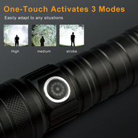 Haute puissance super lumineuse puissante petite lampe de poche torche de mano largo alcance rechargeable usb alta potencia mini linterna led