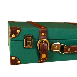 Vintage Style Retro Travel Luggage Luxury Fashionable Handcrafted Wood <strong>Suitcase</strong> Secure <strong>Locks</strong> Lightweight Classic Trolley Bag - Product Image 3