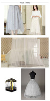 Tissu Tulle 160 Polyester 26gsm 100% cm pour Robe Décontractée à Séchage Rapide Fibre de Polyester Robes Formelles Robes de Soirée Tissu Long