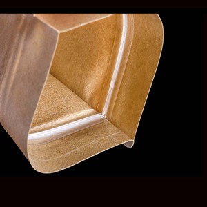 塑料猫食品可重新密封牛皮纸米袋纸铝箔，带透明视觉窗口食品包装拉链顶部 - Product Image 4