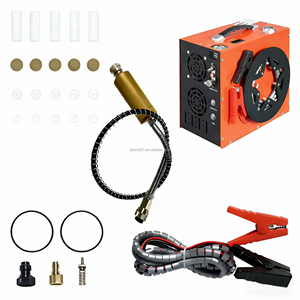 <span class=keywords><strong>Compresseur</strong></span> d'<span class=keywords><strong>air</strong></span> PCP 5800 PSI/40 MPa 350 W portable 12 V - Système de refroidissement intégré par <span class=keywords><strong>eau</strong></span> et ventilateur, arrêt automatique - Product Image 1