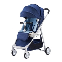 Poussette bébé 4 roues légère et luxueuse 2022, pliable, nouveau modèle, deux places, vente en gros d'usine à prix avantageux