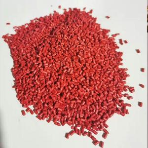 Matérias-primas Masterbatch De Plástico Vermelho PP PE ABS PET PLA Masterbatch Grânulo Pequeno Colorido